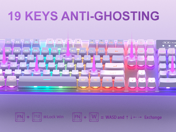 19 KEYS ANTI-GHOSTING