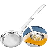 TBWHL Multi-functional Hot Pot Fat Skimmer Spoon - Stainless Steel Fine Mesh Food Strainer for Sk...