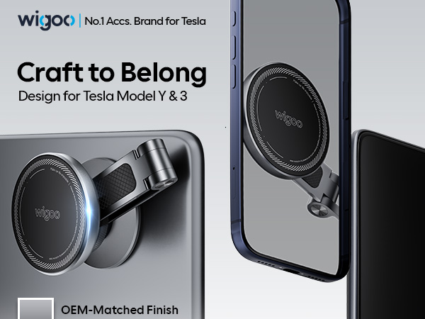 tesla model y model 3 phone mount phone holder