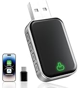 Trolinktek Wireless CarPlay Adapter for Apple &amp; Android Auto, Convert Wired to Wireless,Plug &amp; Pl...
