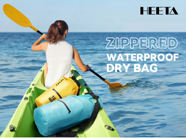 Waterproof Dry Bag with Zippered Pocket