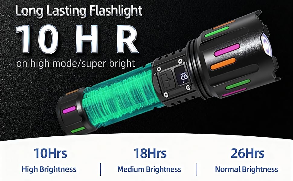 long lasting flashlight