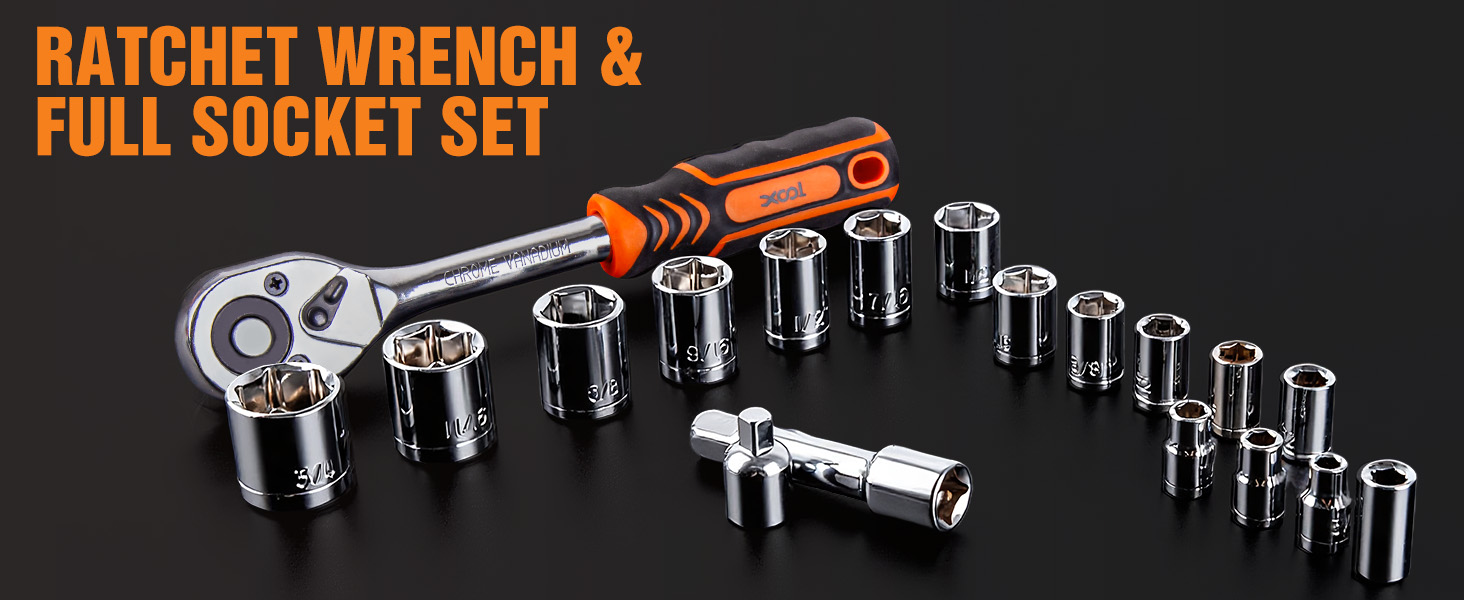 XOOL 368 Piece Home Repair Tool Kit with Drawer Toolbox