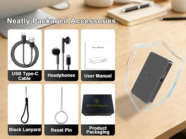 Neatly Packaged Accessories