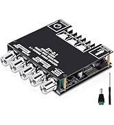 Bluetooth Audio Amplifier Board, ZY-2.1 2.1CH 50W x 2 +100W Subwoofer Power Amp with Treble and B...