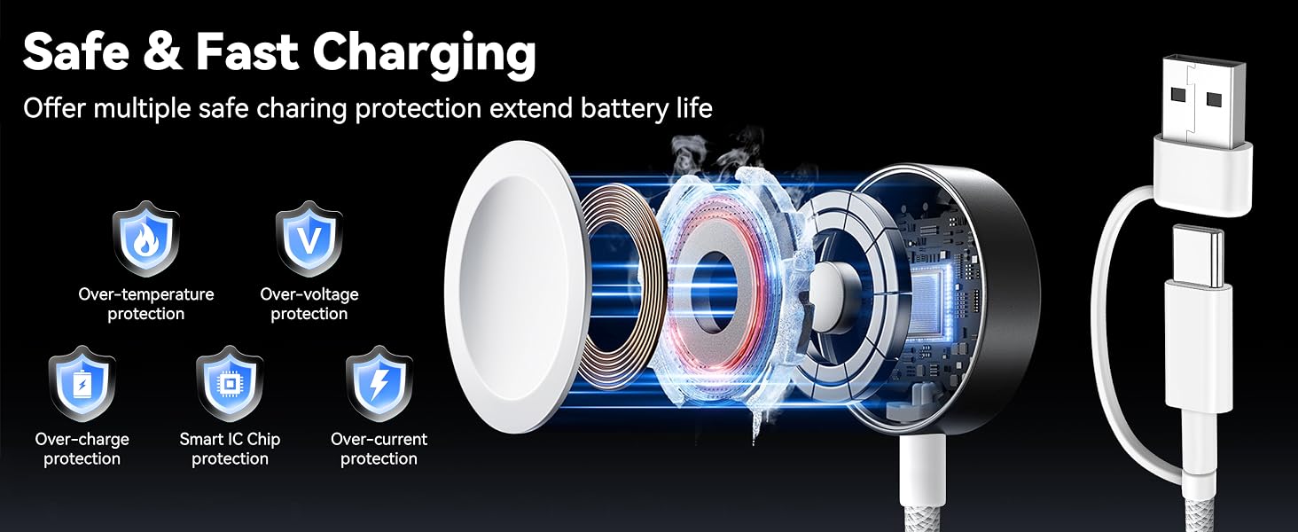 Safe and Fast Charging for Apple Watch Series