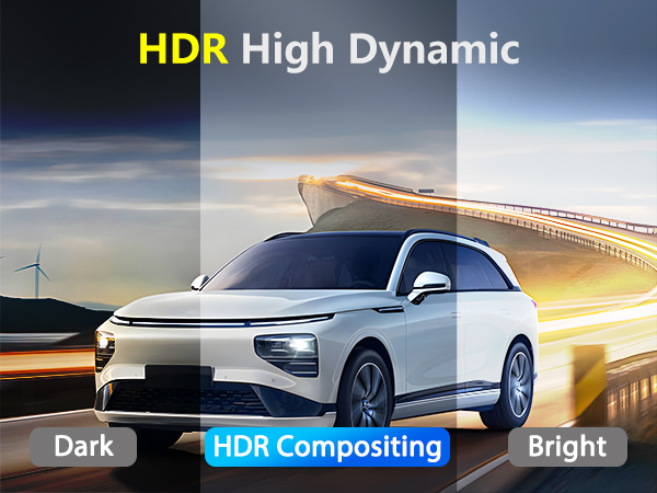 Rear View Mirror Video Recroder Car DVR 4.5" Mirror Dash Cam Backup Smart Rearview Front and Rear