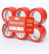WINSUFIRE Colored Masking Tape, Colored Painters Tape for Arts and Crafts, Spray Painting, Maskin...