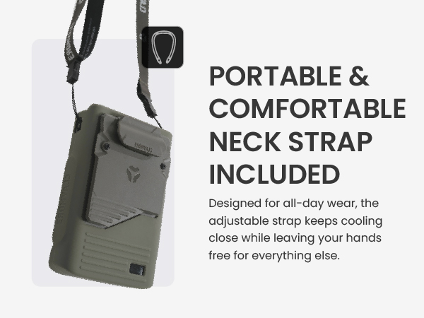 Claymore Clip Fan Rechargeable Hands-Free Clip USB-C Charging Camping, Hiking, Outdoor Use