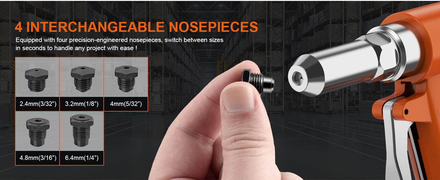 Pneumatic air rivet gun