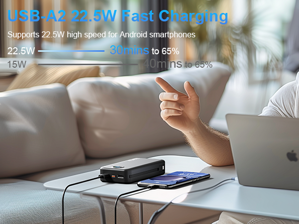 USB-A2 22.5W Fast Charging
