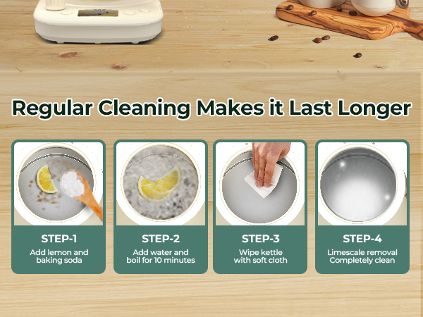 How to Clean the Electric Kettle Gooseneck