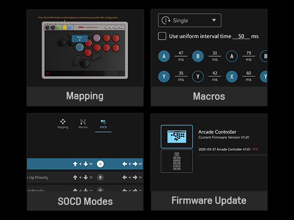 All-Button Arcade Stick; Fighting Game Controller; 2.4G Wireless Arcade Stick; NINTENDO switch