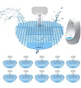 TheMadFox Urinal Screen Deodorizer 10 Pack,Basketball Pitch Urinal Cakes with Long-Lasting Fragra...
