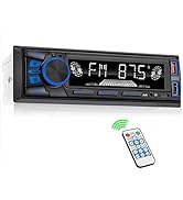 Car Radio Bluetooth Single DIN Car Stereo Audio, Car Audio with Handsfree and App Control,Support...