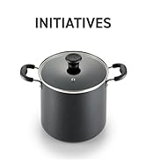 T-fal Initiatives Nonstick Stockpot 8 Quart Oven Safe 350F Cookware, Pots and Pans, Dishwasher Sa...