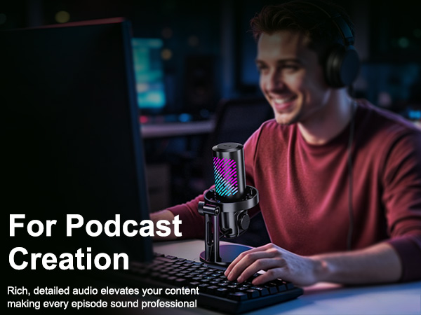 microphone for pc gaming mic gaming microphone podcast microphone