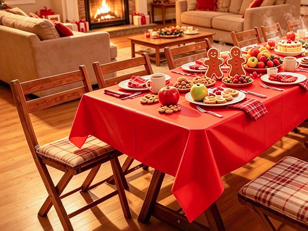 Red Tablecloth