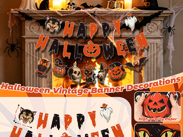 Halloween banners