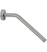 KAPHOME Shower Arm with Flange,11 Inch Stainless Steel Shower Extension Pipe,Wall Mounted Shower ...