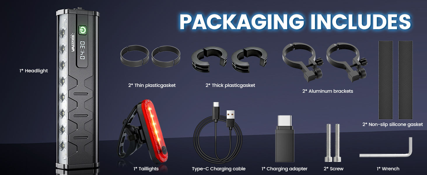 bicycle lights front and rear