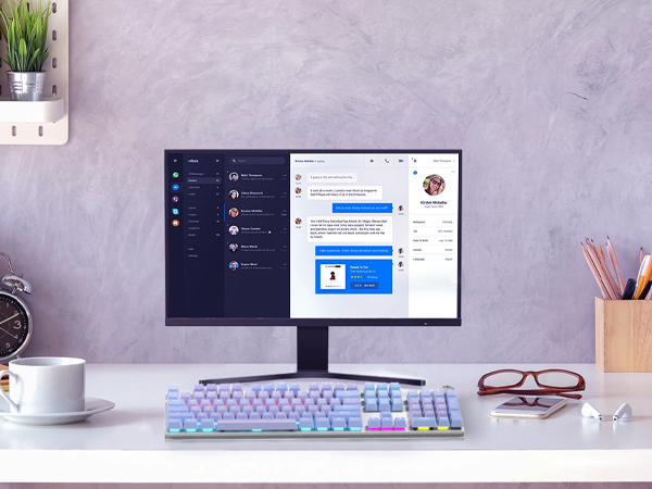 wired purple gaming keyboard red switches with magnetic cover for pc computer working romantic