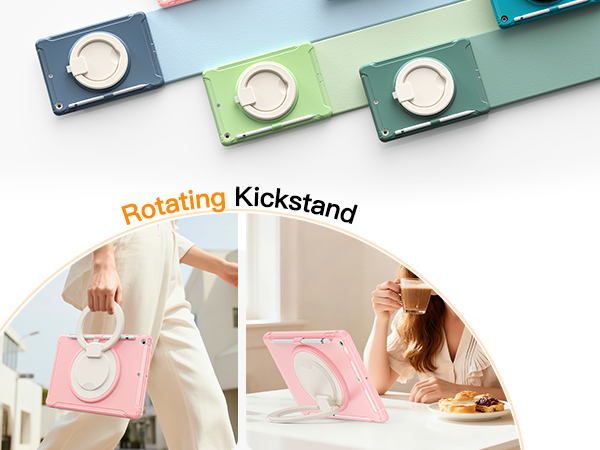 pastel-colored ipad case for ipad 7th/8th/9th gen