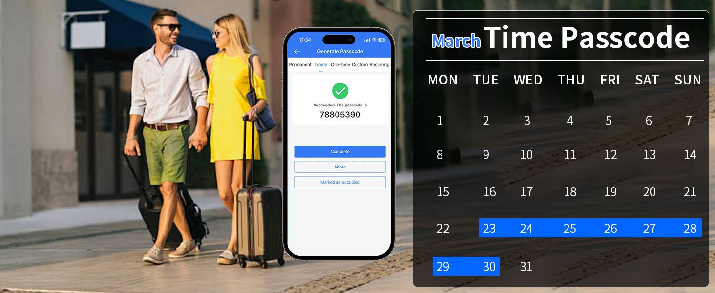 keyless entry door lock