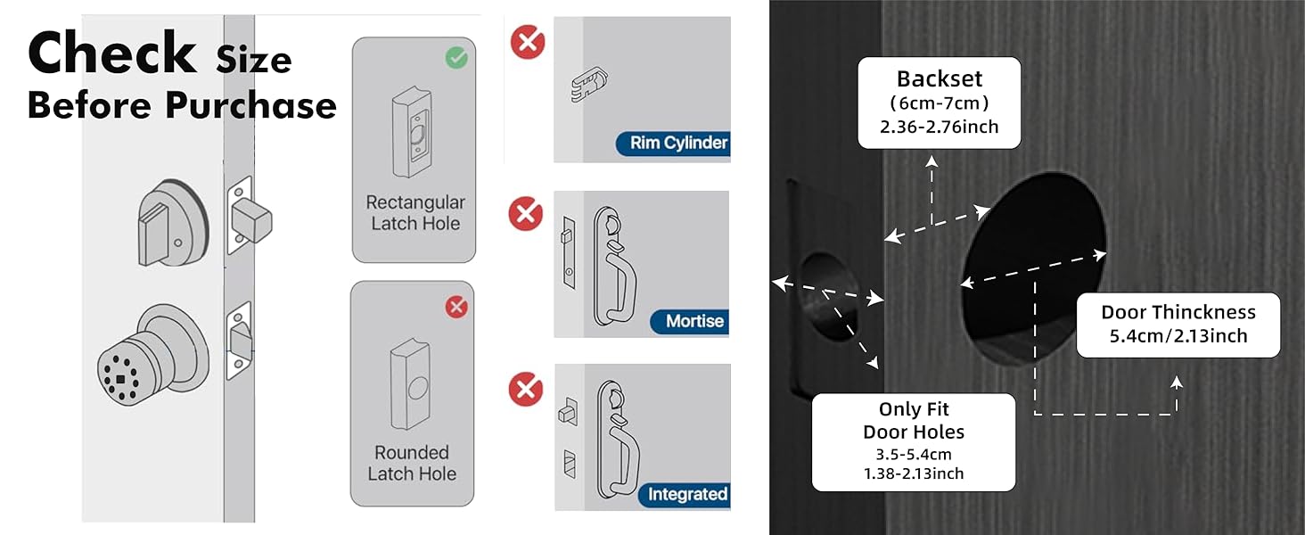 Fit for most US Door Size