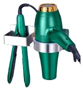 wall mounted hair dryer straightener holder 