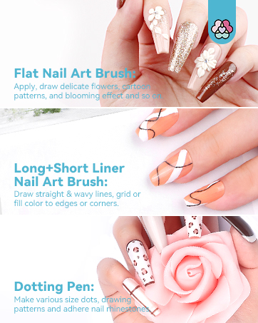 nail art brushes