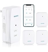 INKBIRD WiFi Thermometer Hygrometer 3 Pack with WiFi Gateway, Indoor Wireless Temperature and Hum...