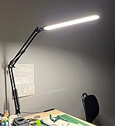SKYLEO Desk Lamp - Desk Light for 31.5" Tall - 5 Color Modes X 11 Brightness Levels - Adjustable ...