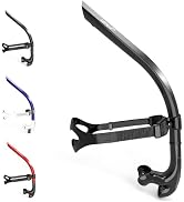 COPOZZ Swim Snorkel for Lap Swimming Swimmers Training Snorkeling Diving, Center Mount Comfortabl...