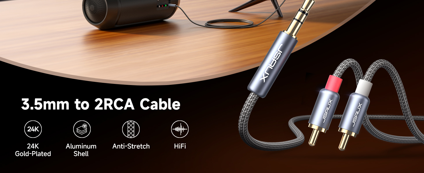 rca to 3.5mm