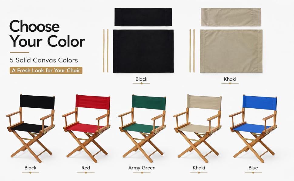 Director&amp;#39;s Chair Replacement Fabric Materia