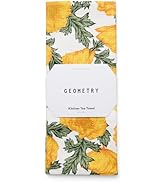 GEOMETRY Tea Towels – Spring &amp; Summer Collection – Quick-Dry, Ultra-Absorbent, Reusable Microfibe...
