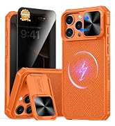 GIVELOT Magnetic for iPhone 17 Pro Max Case with Privacy Screen Protector | Slide Camera Cover, F...