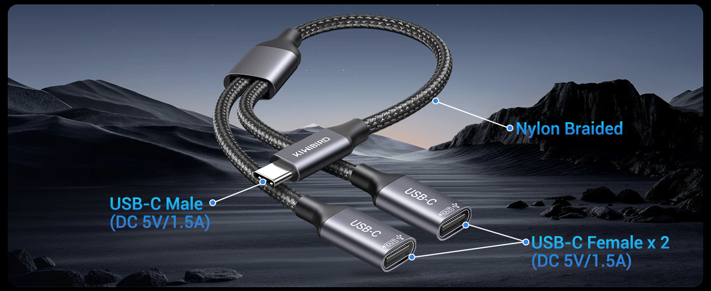 USB-C to USB-C Splitter