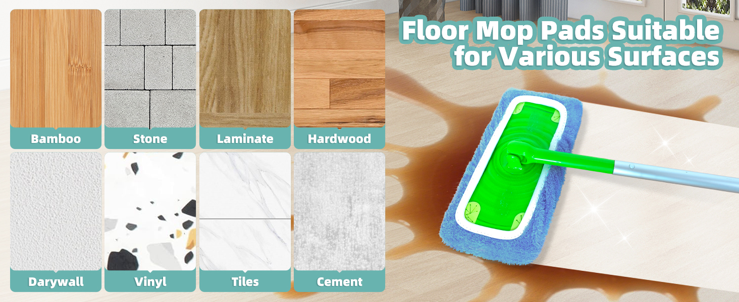 Basics Wet Mopping Cloth Refills, 24 Count (Fits Swiffer Sweeper Mop Heads)