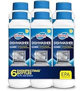 Glisten Dishwasher Cleaner, Removes Limescale, Rust, Buildup, and Grease, Lemon Scent, 12 Ounce B...