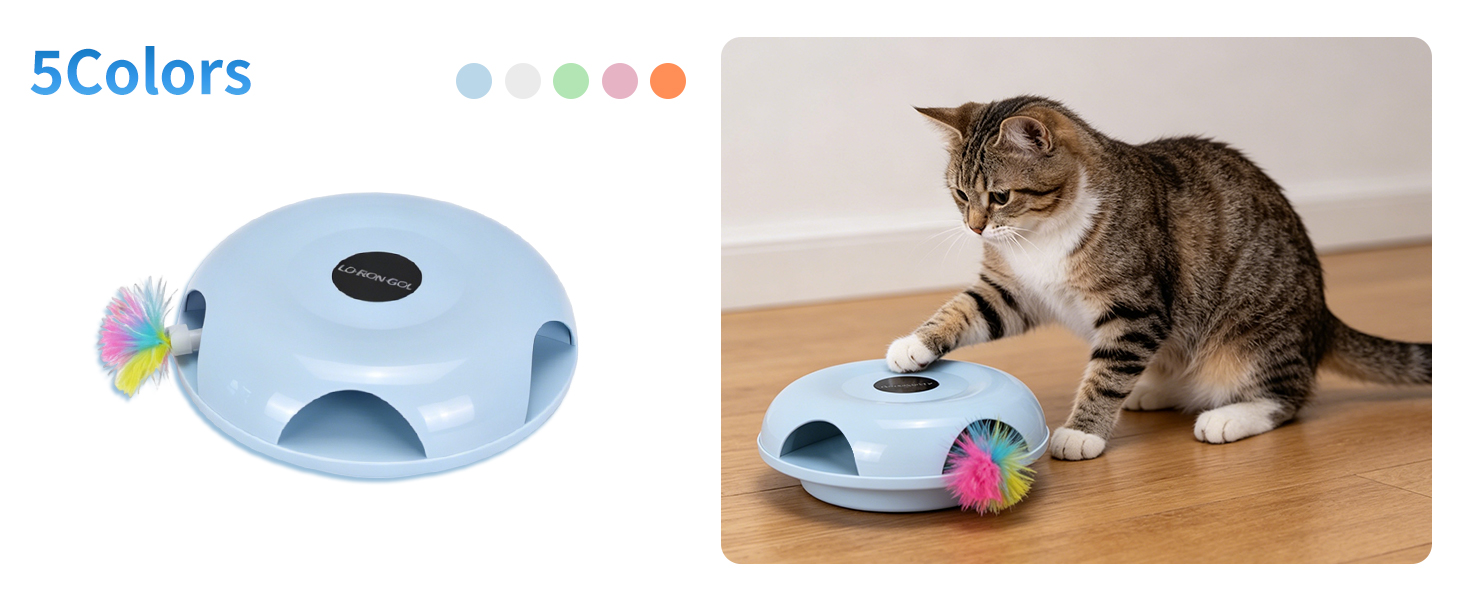 Interactive Whack-a-Mole Cat Toy