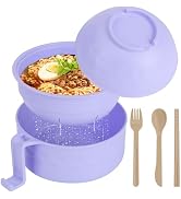UUGLAM Ramen Bowl Set, Ramen Cooker 33 oz, Ramen Bowls with Chopsticks and Spoon, Microwave Pasta...