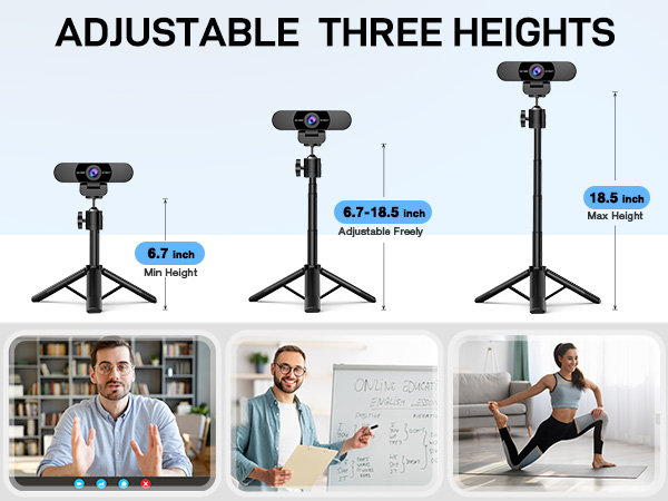 EMEET C960 Webcam with Tripod