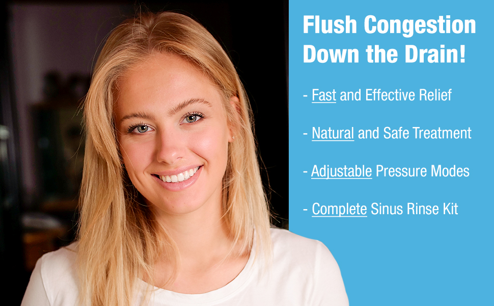 Use Tilcare's nose cleaner for fast, effective, natural, and safe treatment of clogged sinuses.