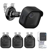 Vinyl Siding Hooks Clips Mount with Waterproof Case for Blink Outdoor 4 Camera, No Drill Vinyl Si...