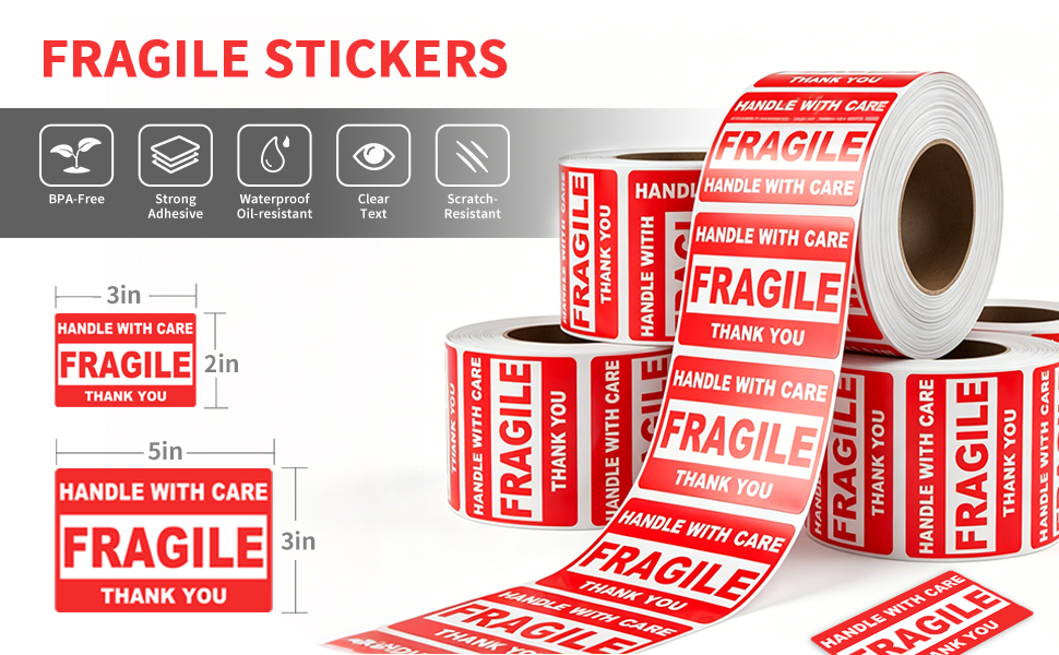 Fragile Stickers