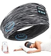 Sleep Headband Headphones,Bluetooth Headbands with Ultra-Thin Speakers for Side Sleepers, Sleep M...