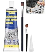 JAOJAO Dishwasher Rack Repair Coating, Dishwasher Rack Repair Kit Strong Waterproof Protection Hi...