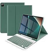 TaIYanG iPad Pro 12.9 Case with Keyboard iPad Pro 6th Generation 2022 Case with Detachable Wirele...